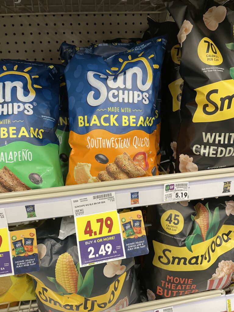 sunchips, doritos, tostitos, ruffles kroger shelf image (5)