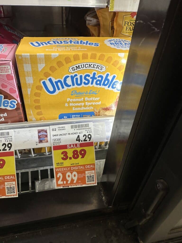 uncrustables kroger shelf image (1)