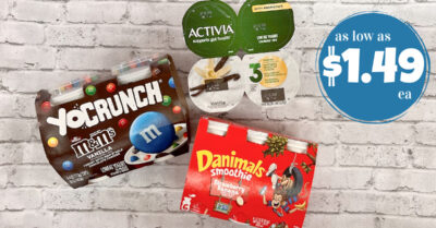 yocrunch, danimals and activia kroger krazy