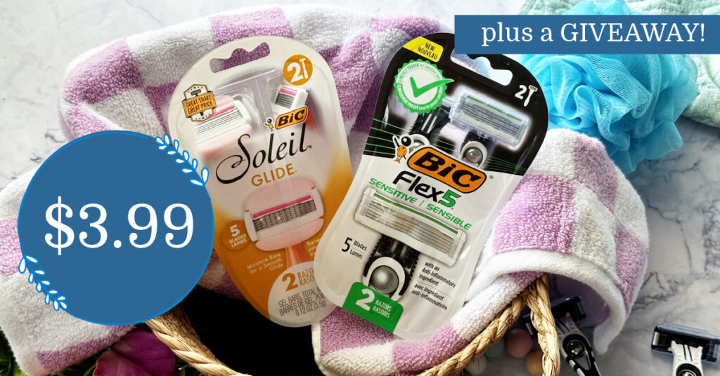 $3.99 BIC® Disposable Razors with Kroger Digital Coupon (Limit 5 ...