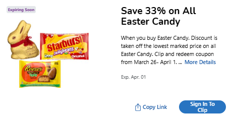 Easter Kroger Digital Coupon