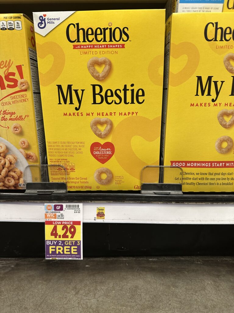 General Mills Cereals Kroger Shelf Image