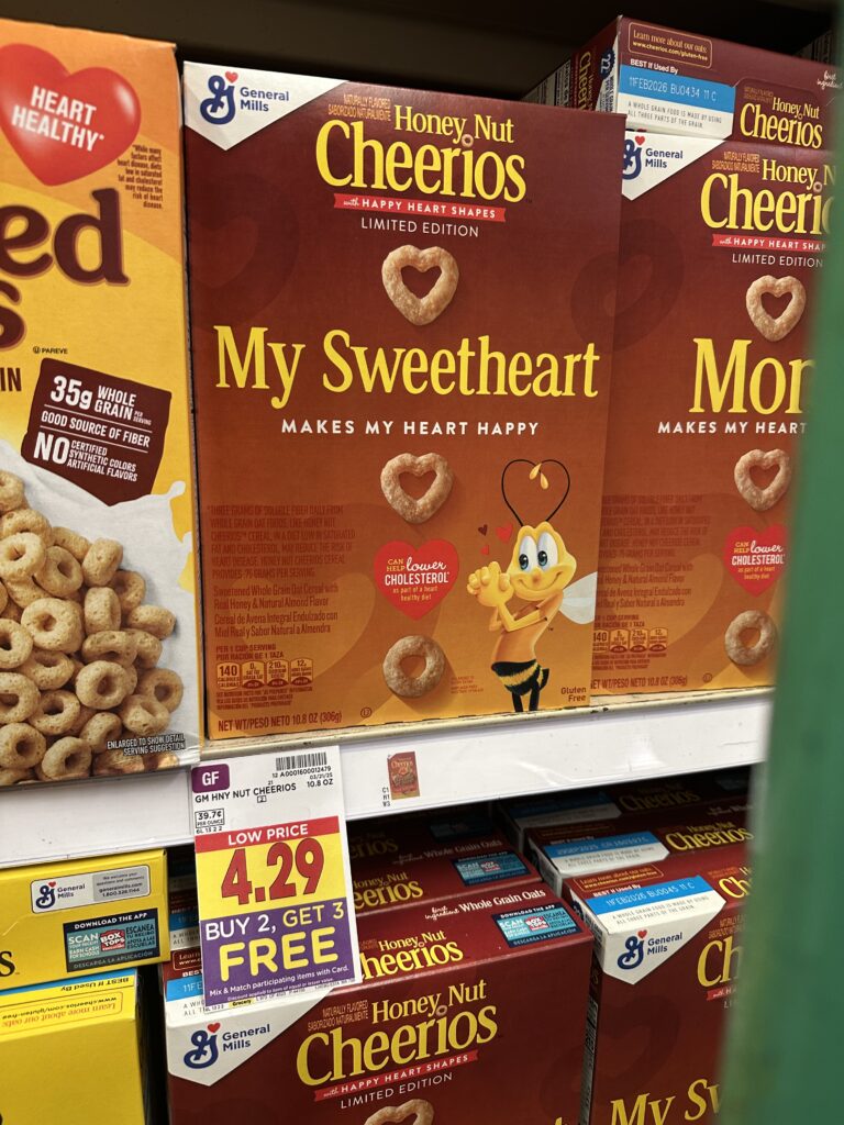 General Mills Cereals Kroger Shelf Image