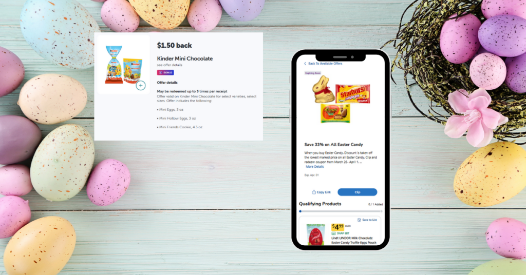 Kinder Easter Candy Coupon and Ibotta Rebate