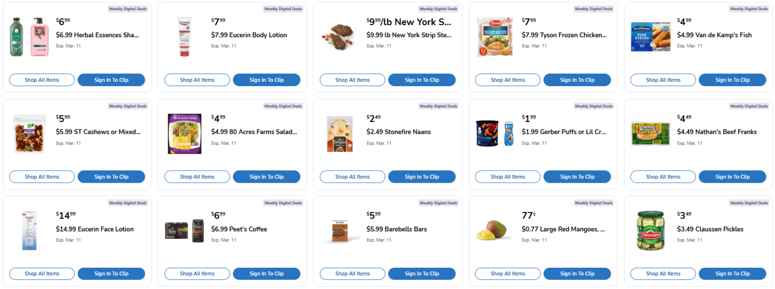 Kroger Weekly Hot Digital Coupons | Redeem 5x in ONE Transaction from 3 ...