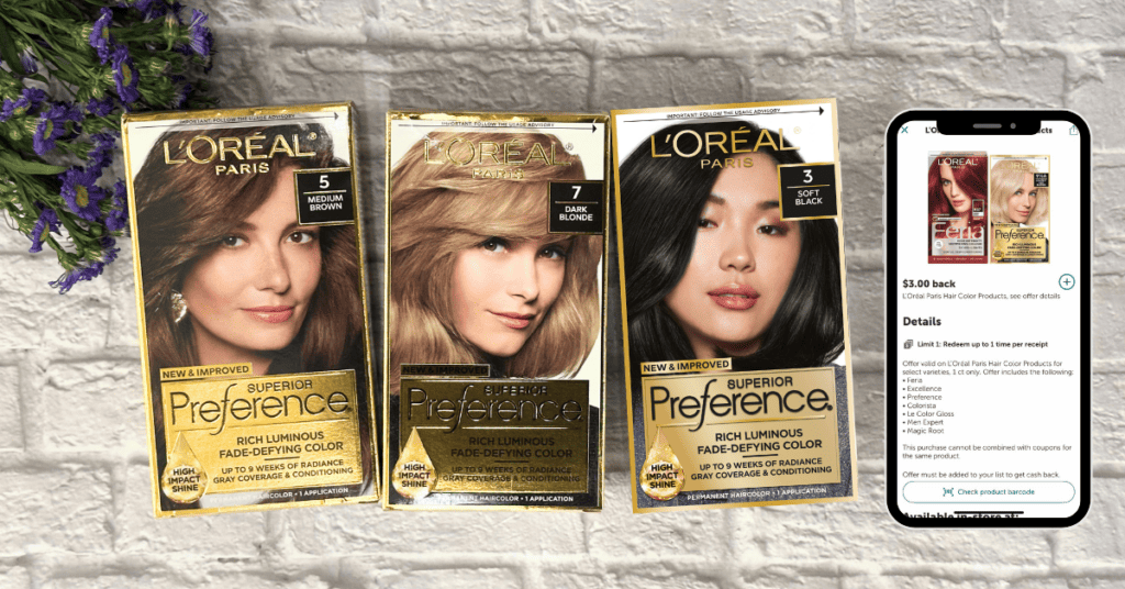 L'Oreal Paris Superior Preference Hair Color iBOTTA REBATE KROGER