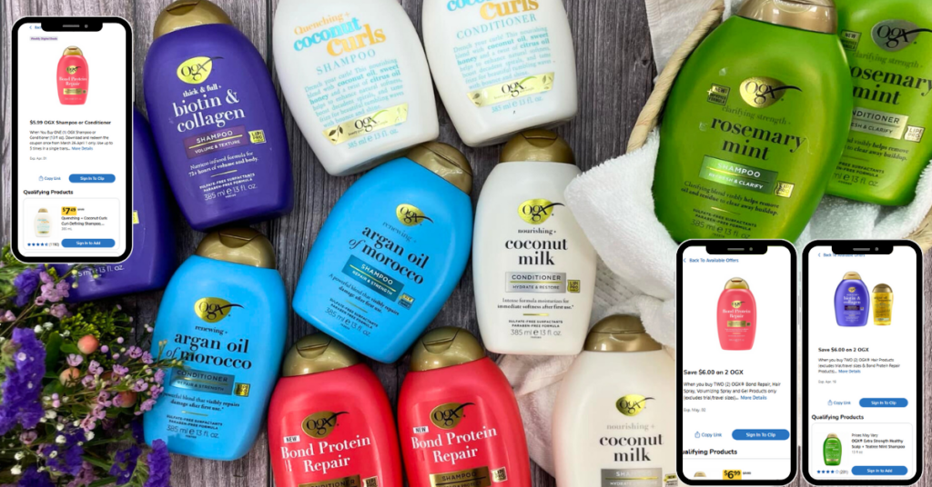 OGX Hair Kroger Weekly Digital Coupons