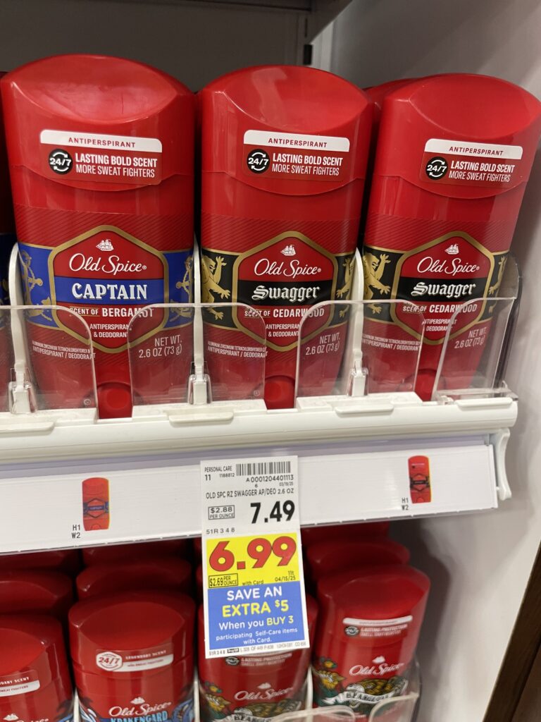 Old Spice Deodorant Kroger Shelf Image