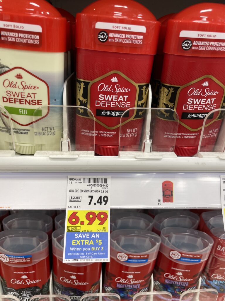 Old Spice Deodorant Kroger Shelf Image
