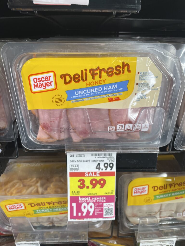 Oscar Mayer Deli Fresh Lunch Meat Kroger Shelf Image 