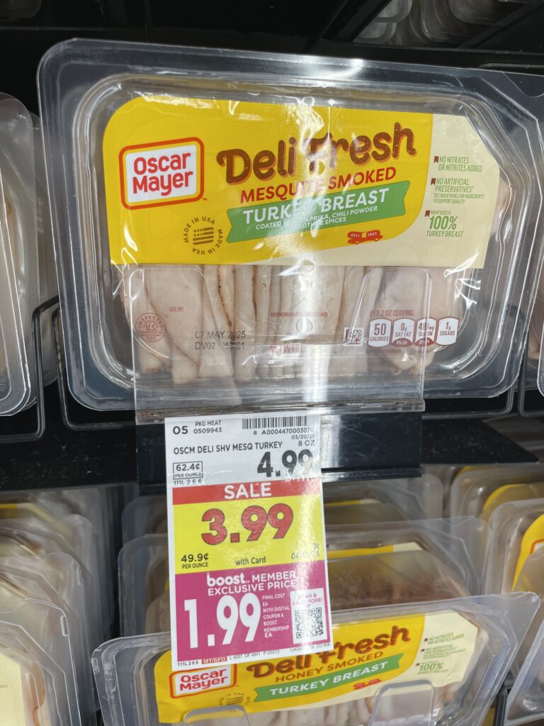 Oscar Mayer Deli Fresh Lunch Meat Kroger Shelf Image 