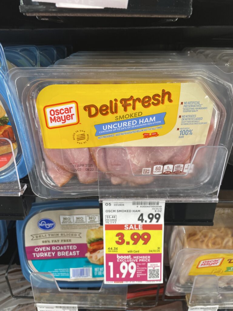 Oscar Mayer Deli Fresh Lunch Meat Kroger Shelf Image 