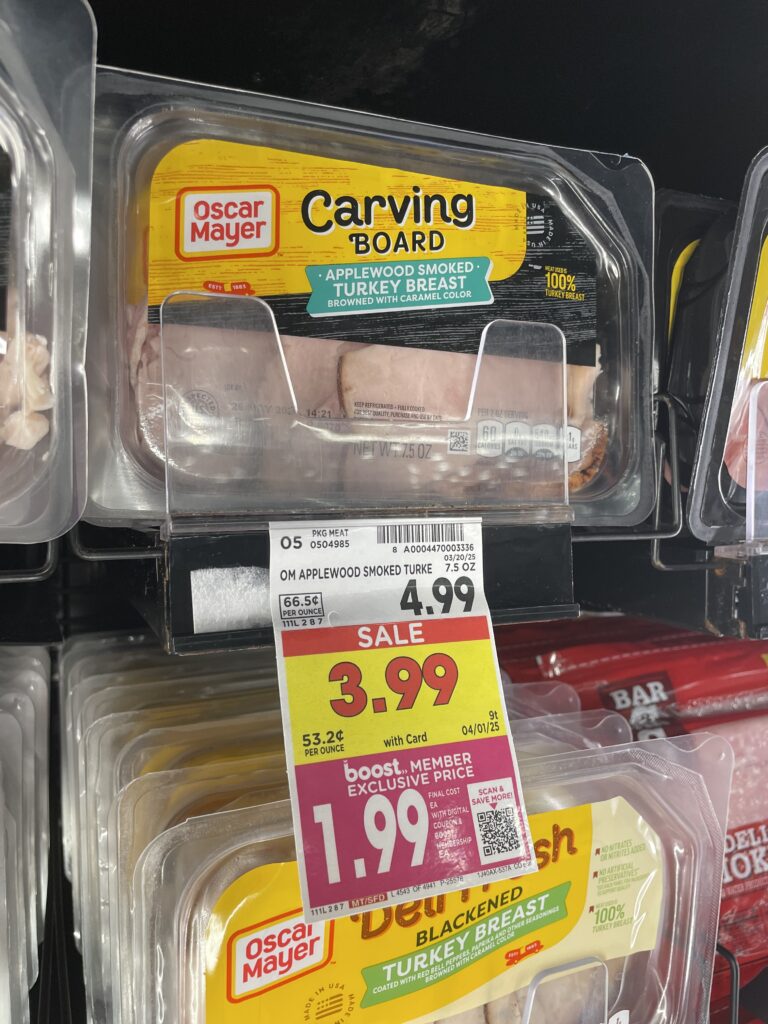 Oscar Mayer Deli Fresh Lunch Meat Kroger Shelf Image 