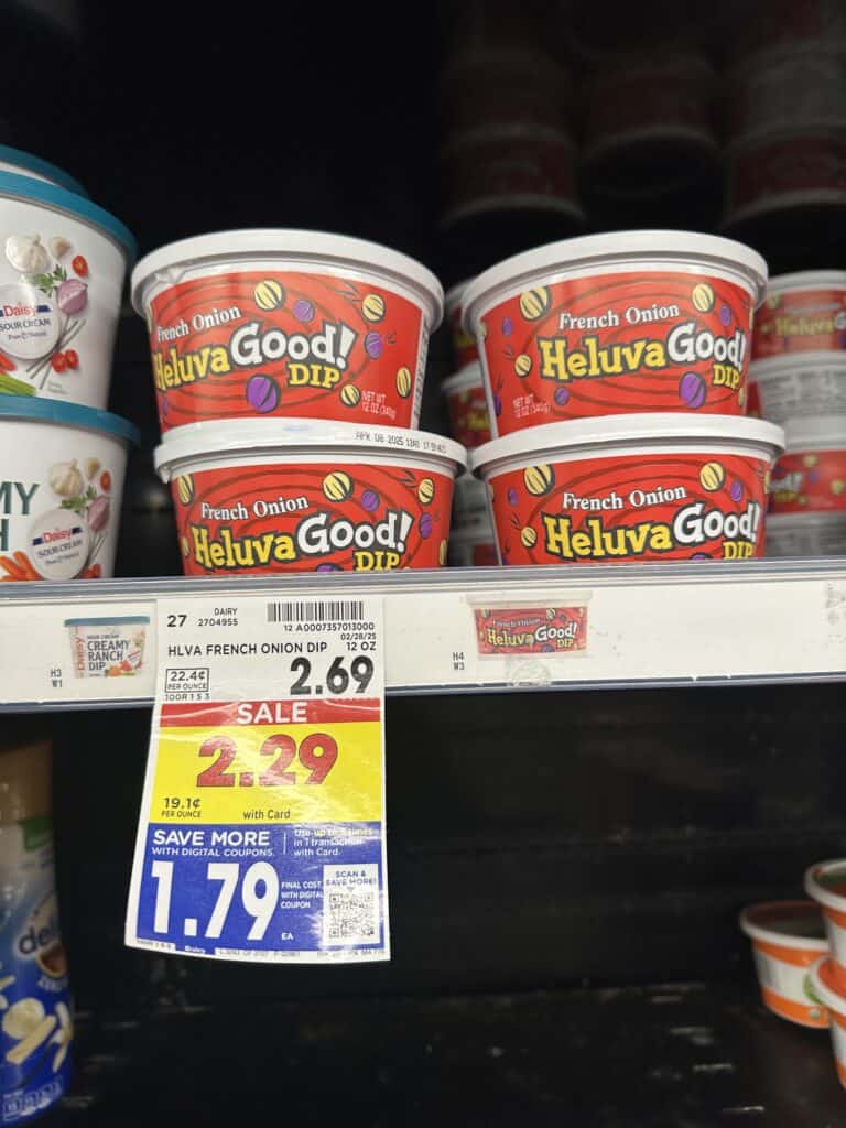 heluva good dip kroger shelf image