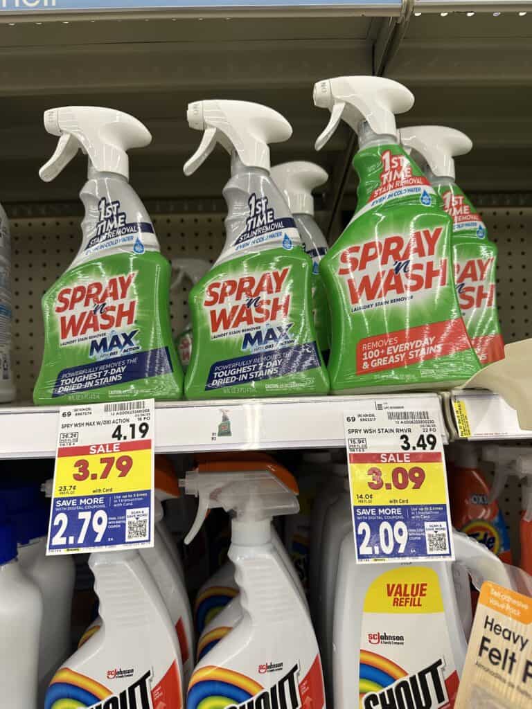 spray n wash kroger shelf image