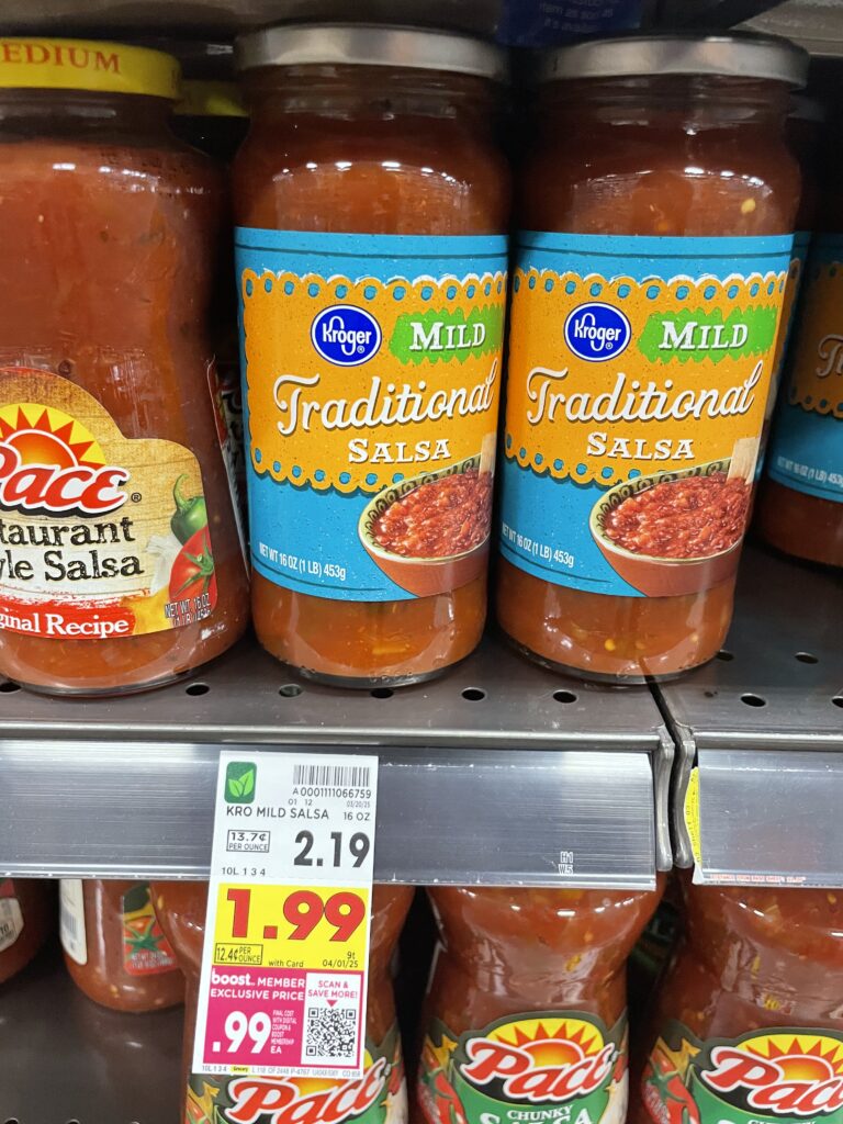 Kroger Salsa Shelf Image