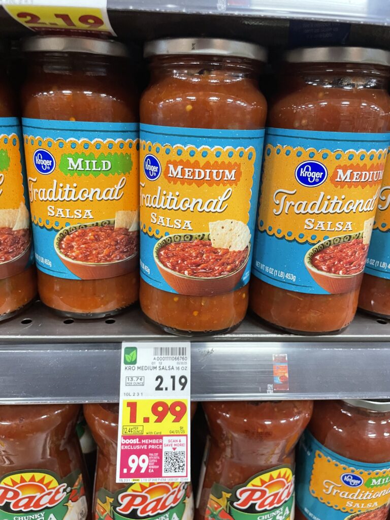Kroger Salsa Shelf Image