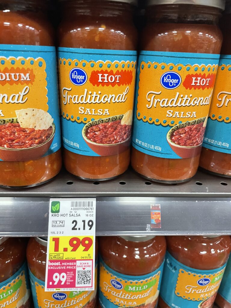 Kroger Salsa Shelf Image