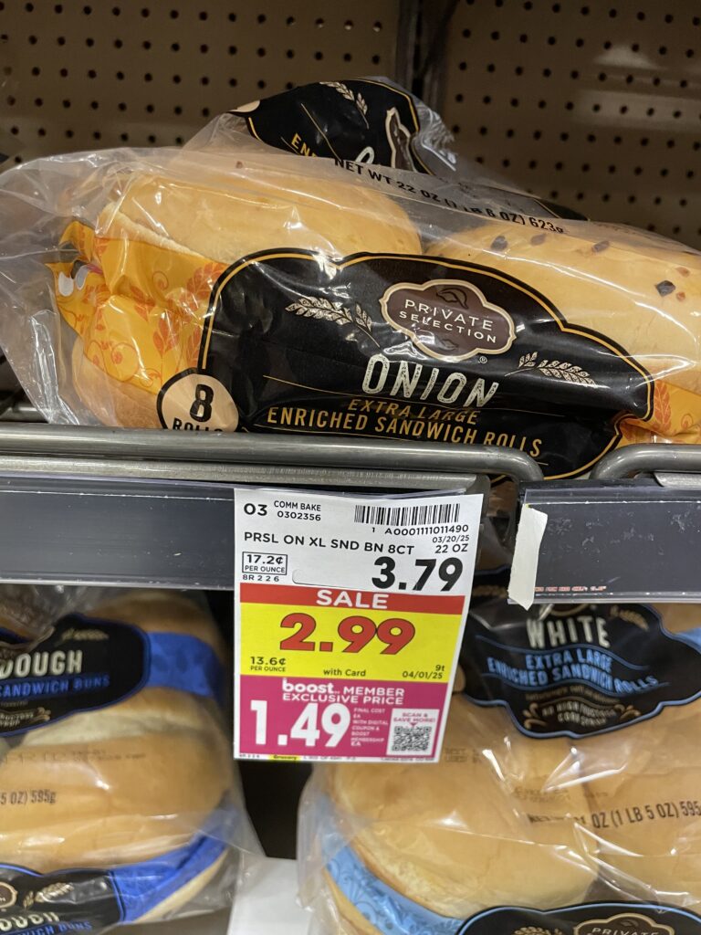 Private Selection Bun and Bread Kroger Shelf Image 