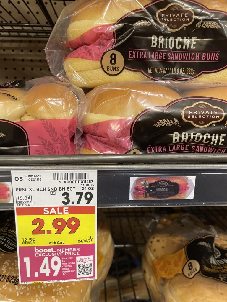 Private Selection Bun and Bread Kroger Shelf Image 