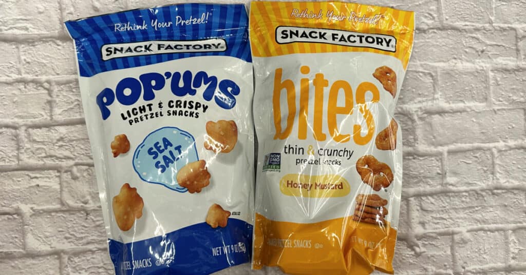 Snack Factory Bites and Pop'ums Kroger