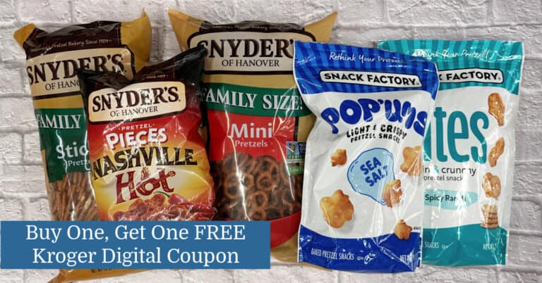 Snack Factory® and Snyder’s of Hanover® Pretzels – Buy One, Get One ...