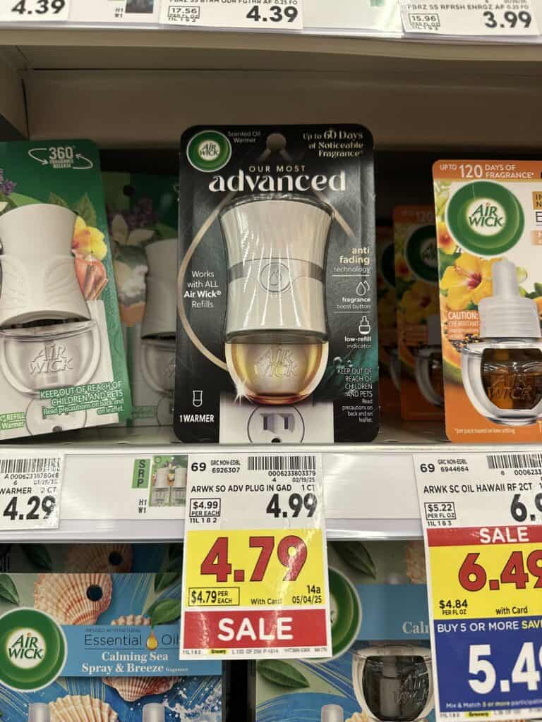air wick warmer kroger shelf image