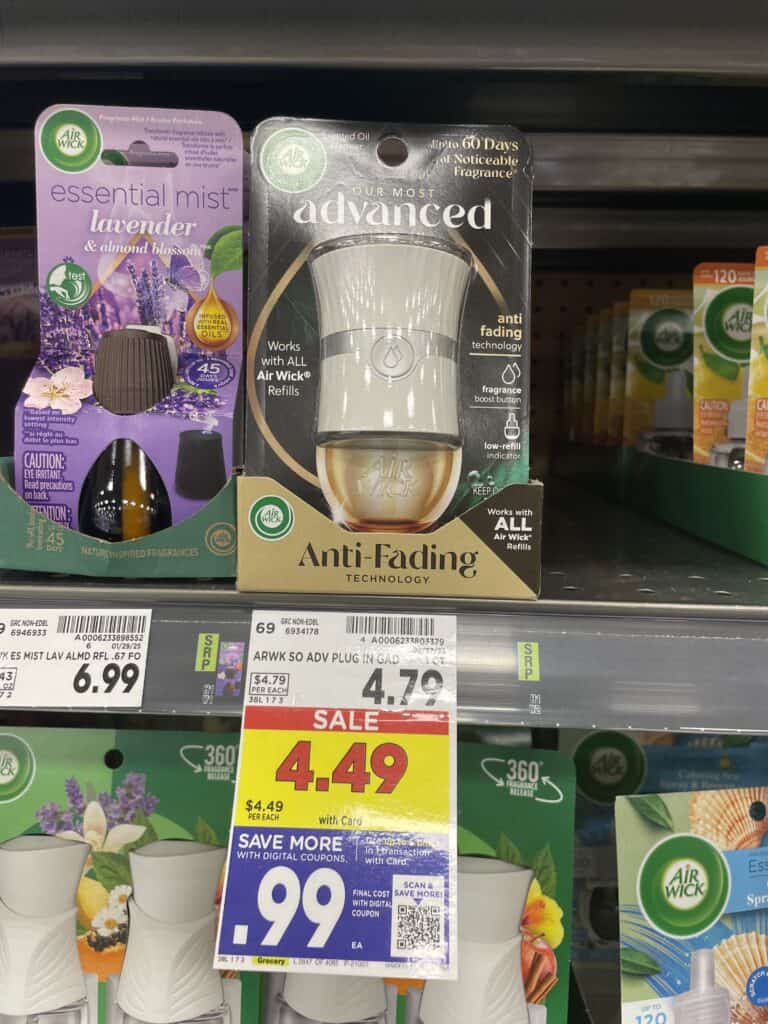 airwick warmer kroger shelf image