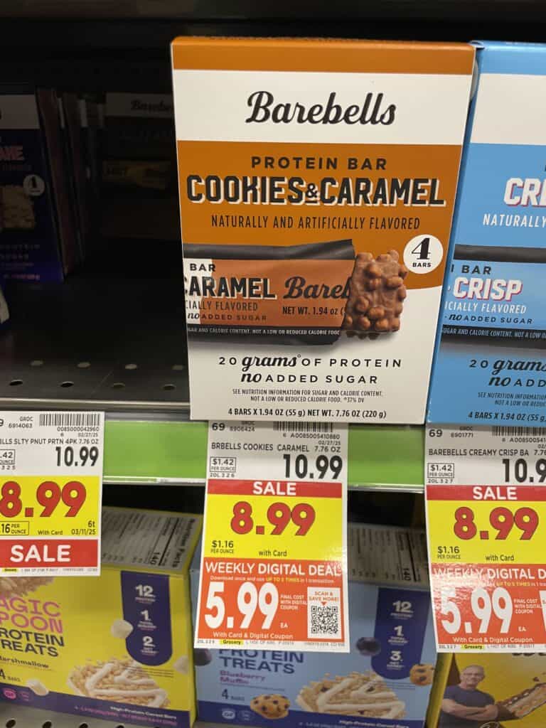 barebells protein bars kroger shelf image (3)