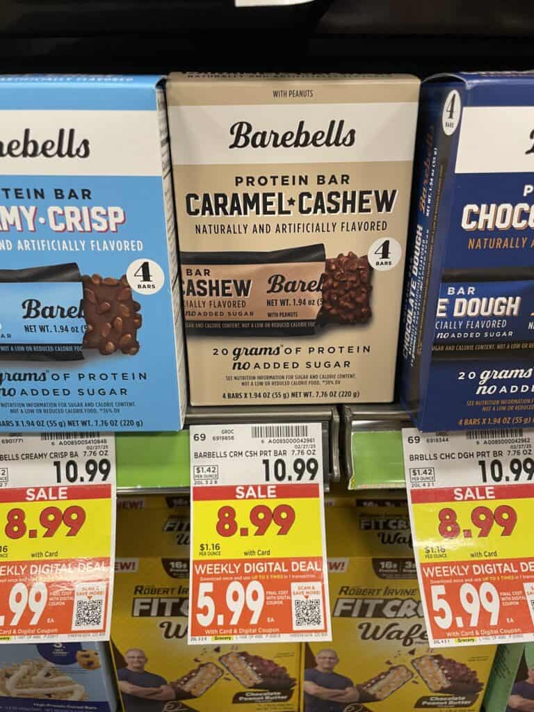 barebells protein bars kroger shelf image (3)