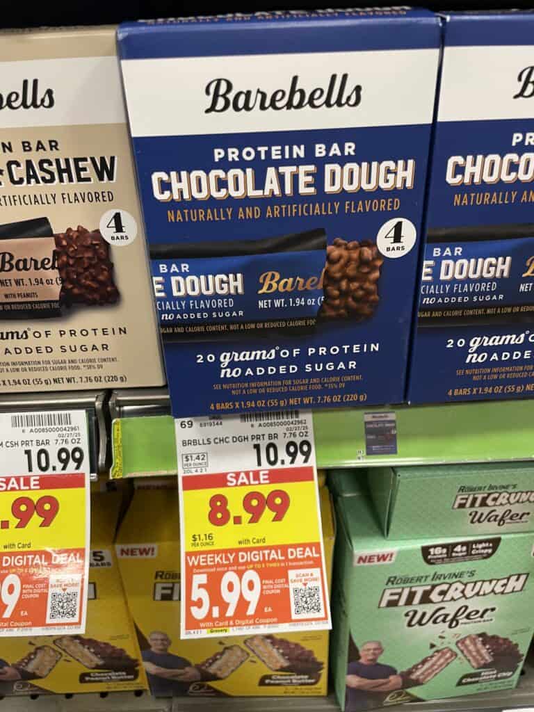 barebells protein bars kroger shelf image (3)