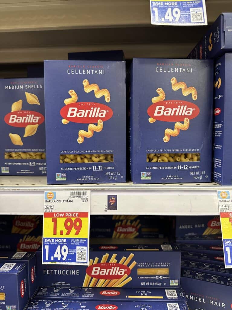 barilla pasta kroger shelf image (2)