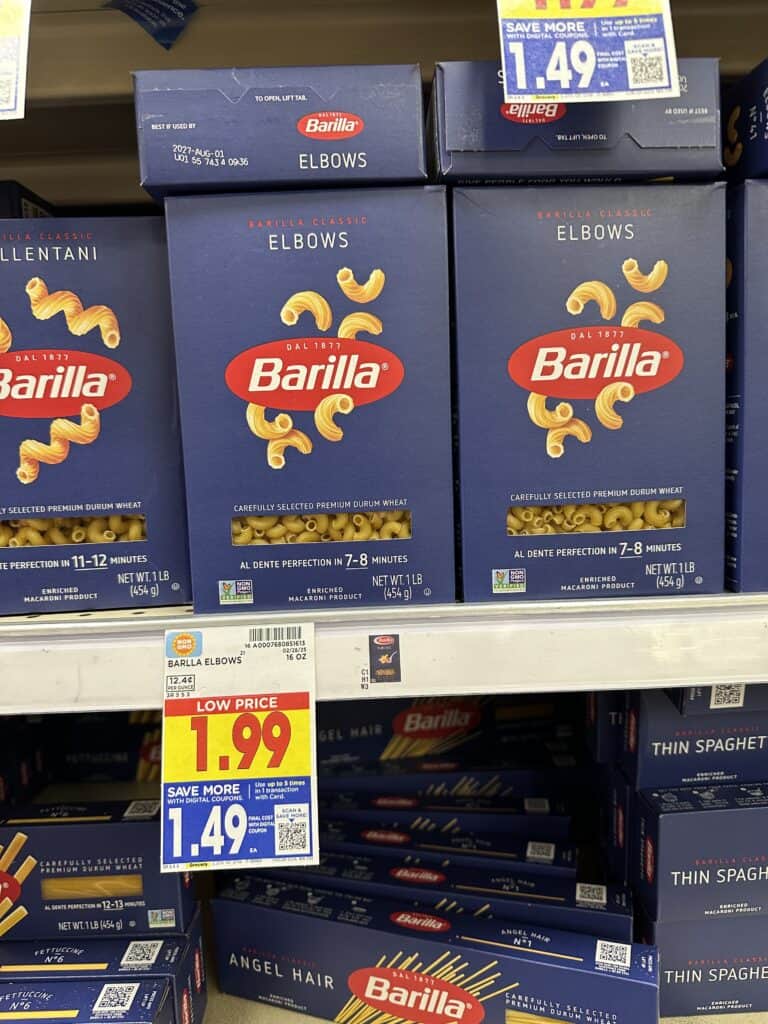 barilla pasta kroger shelf image (2)