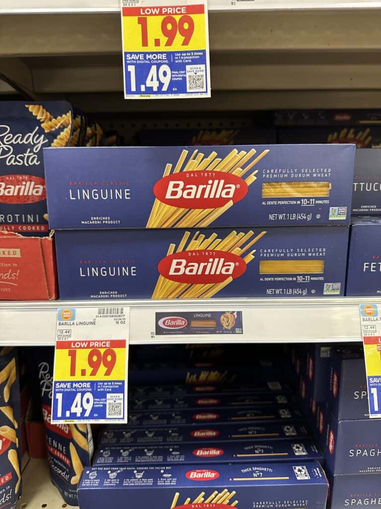 barilla pasta kroger shelf image (2)