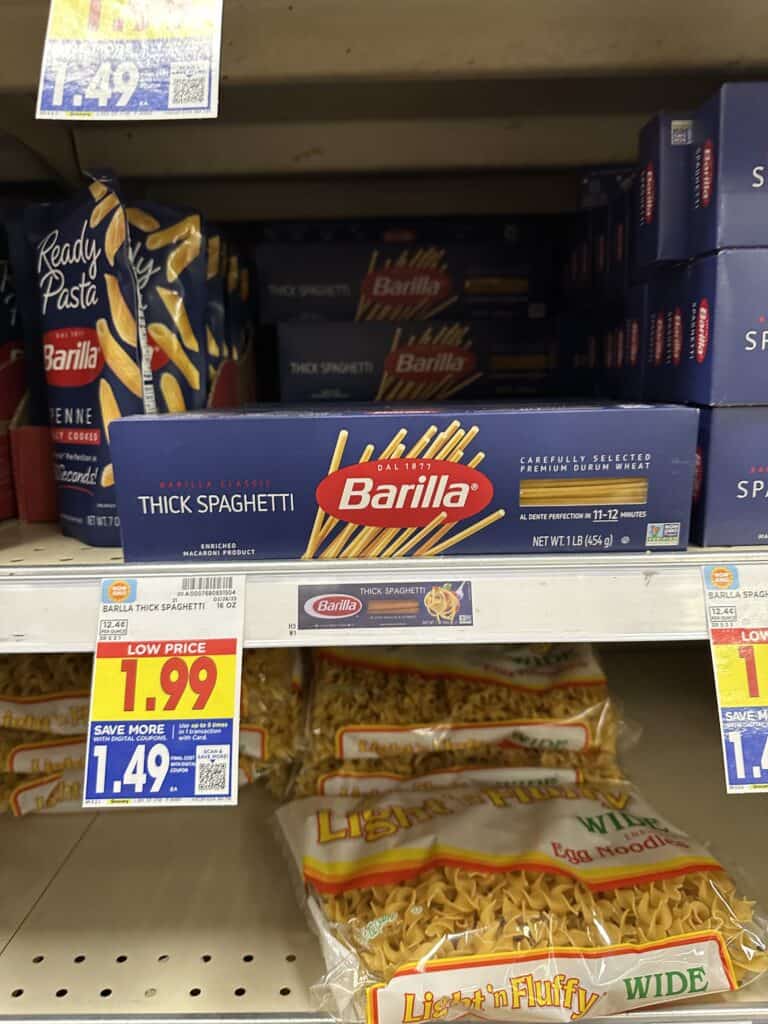 barilla pasta kroger shelf image (2)