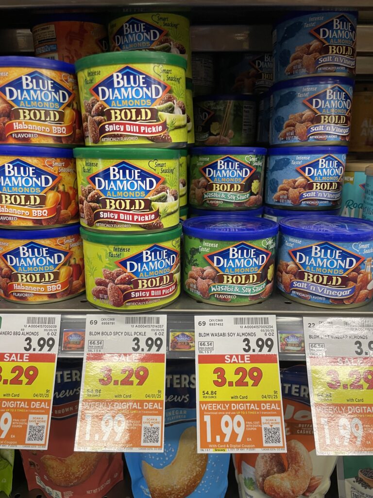 blue diamond almonds kroger shelf image (1)