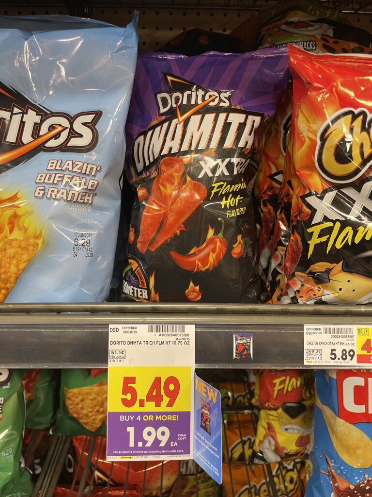 doritos, tostitos and sunchips kroger shelf image (1)