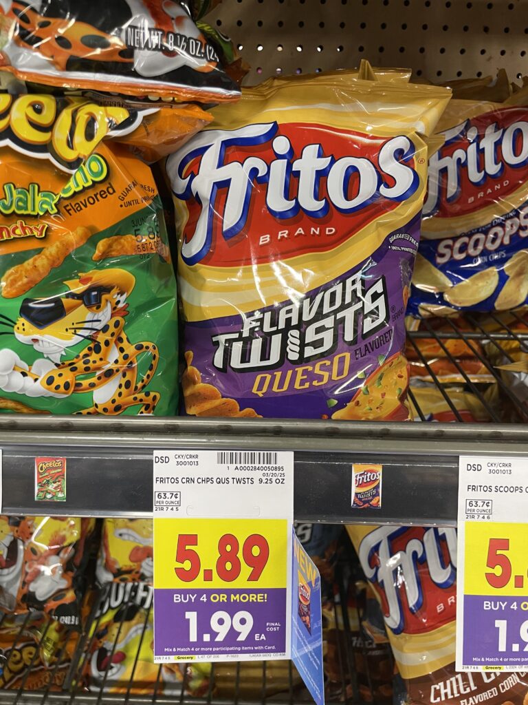 doritos, tostitos and sunchips kroger shelf image (1)