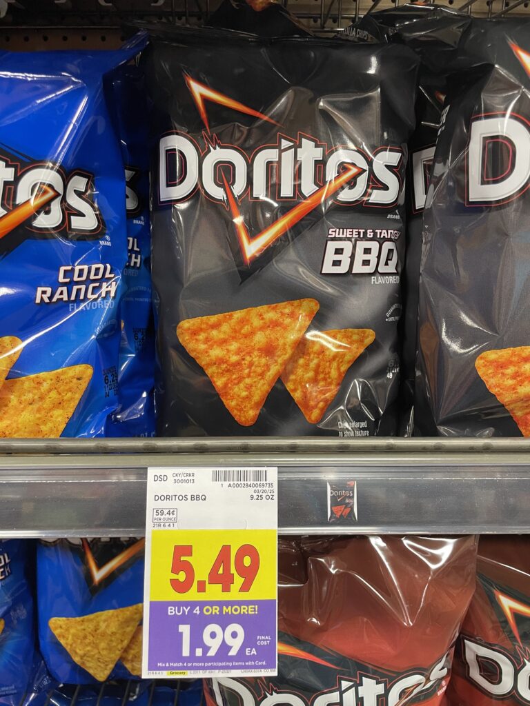 doritos, tostitos and sunchips kroger shelf image (1)