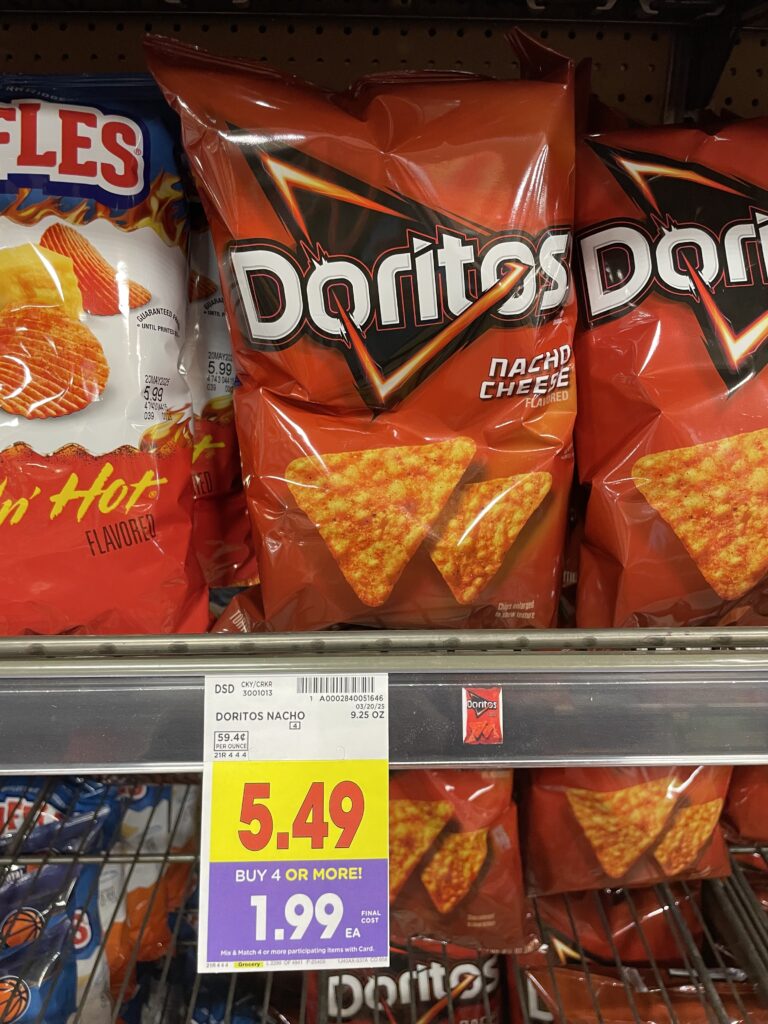 doritos, tostitos and sunchips kroger shelf image (1)