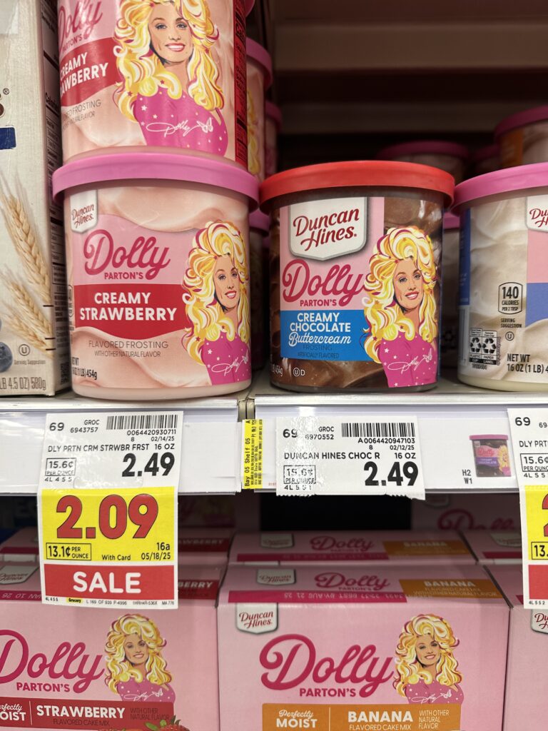 duncan hines dolly parton kroger shelf image (1)