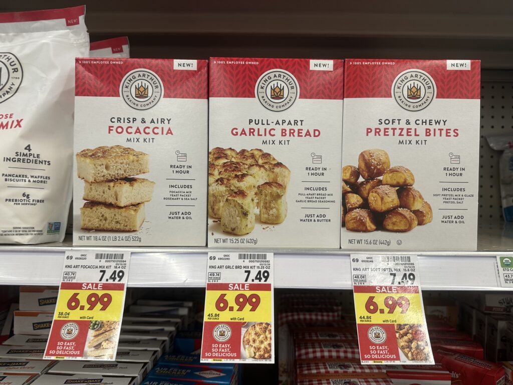 king arthur bread kit mix kroger shelf image