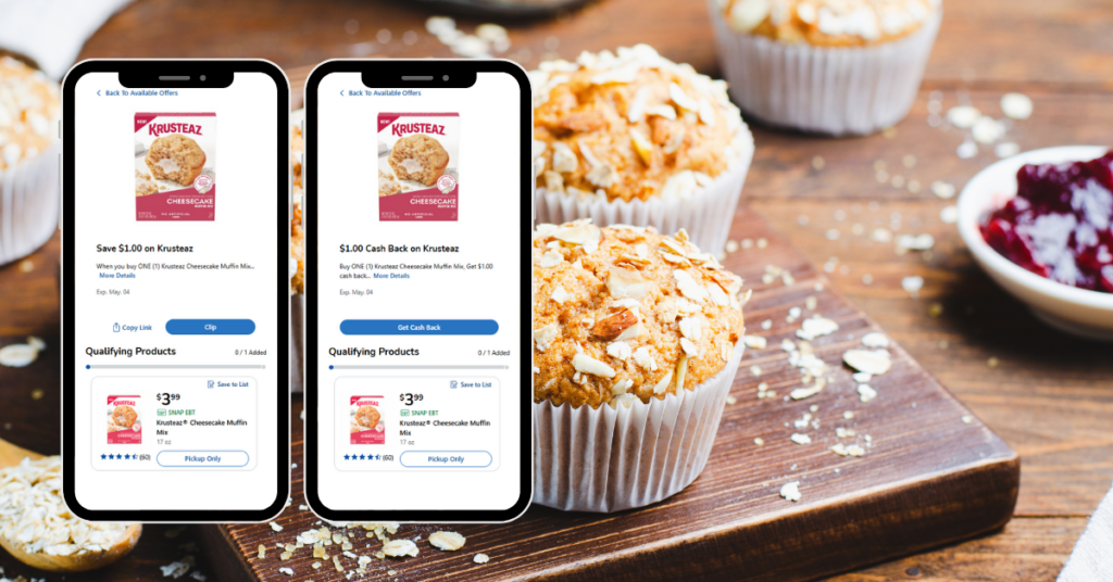 krusteaz cheesecake muffin digital kcb