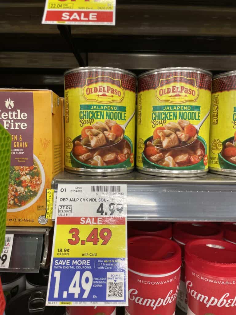 old el paso soup kroger shelf image (2)