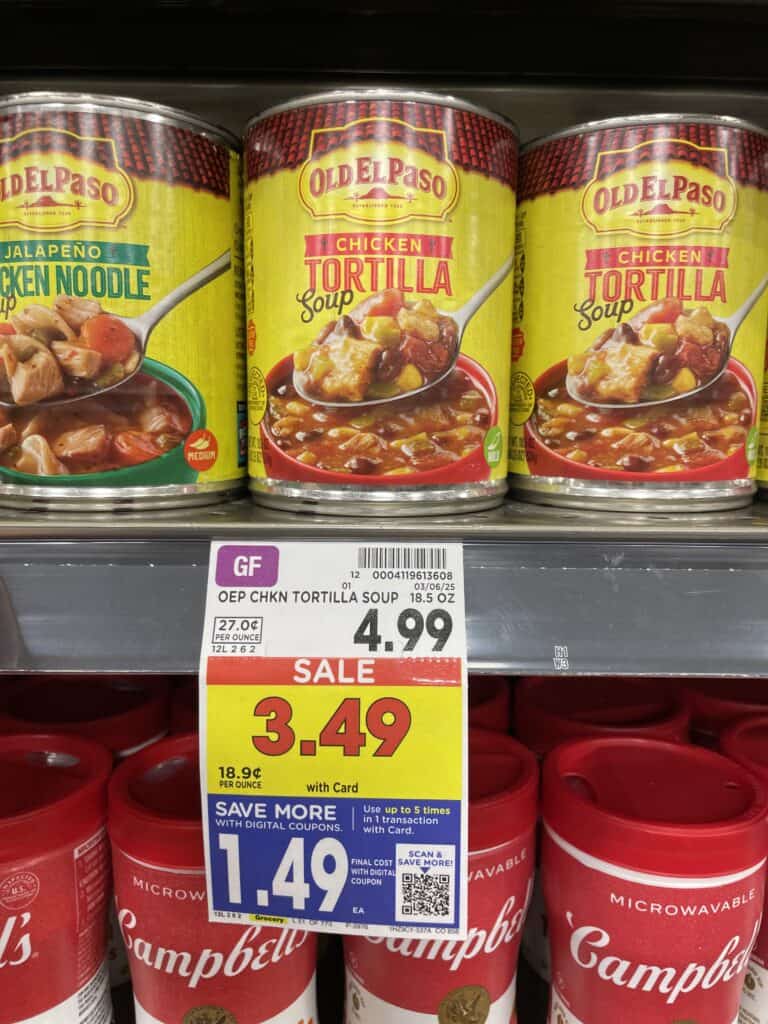 old el paso soup kroger shelf image (2)