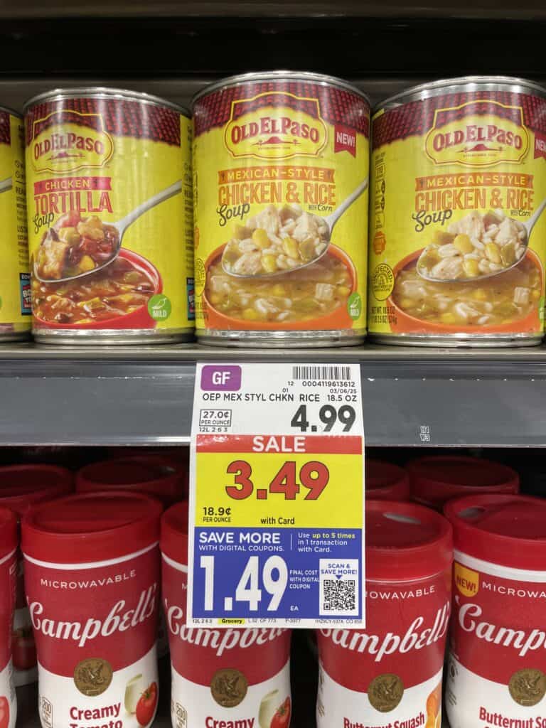 old el paso soup kroger shelf image (2)