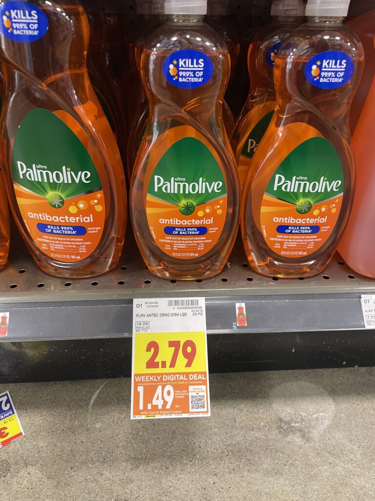 palmolive dish detergent kroger shelf image (1)