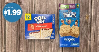 poptarts and rice krispies kroger krazy