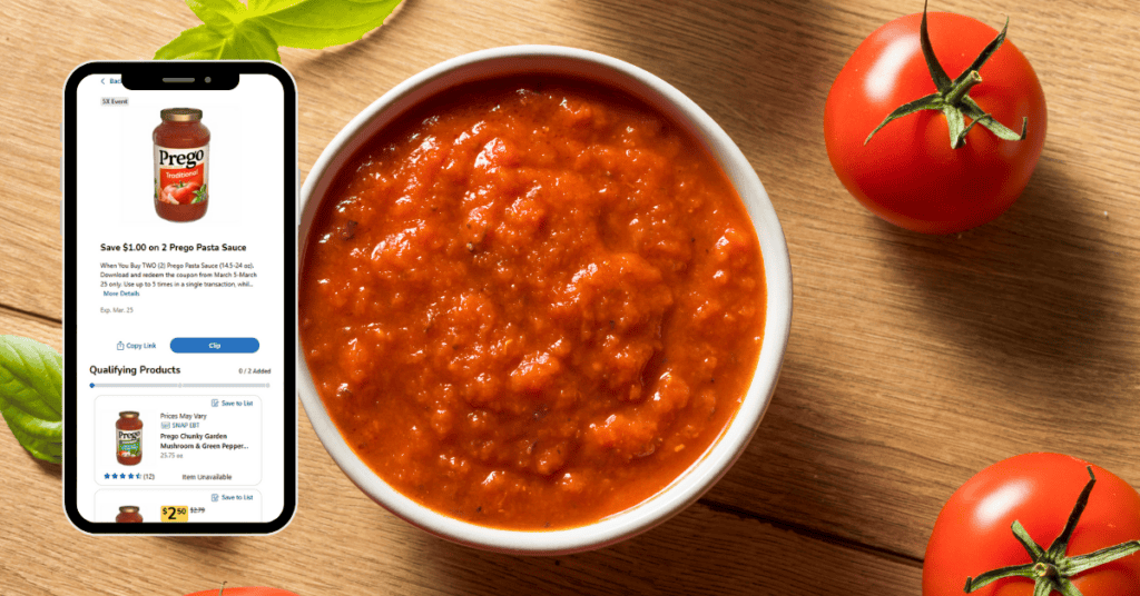 prego pasta sauce digital