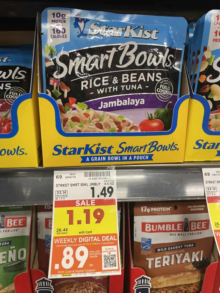 starkist tuna pouches kroger shelf image (3)